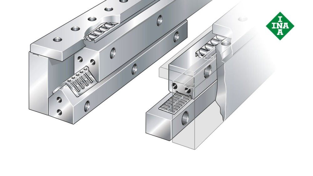 Schaeffler lineære føringer: Komplet system med nåle- og cylindriske rulleholdere